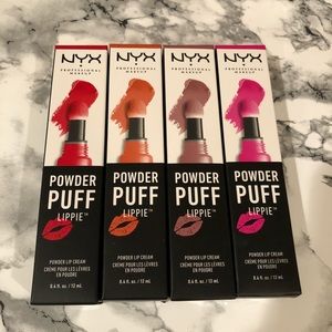 Brand New NYX Powder Puff Lippies!
